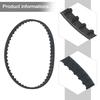 Rubber Timing Belt Black Engine Component Replacement Industrial Practical