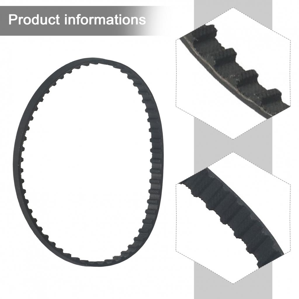 Rubber Timing Belt Black Engine Component Replacement Industrial Practical