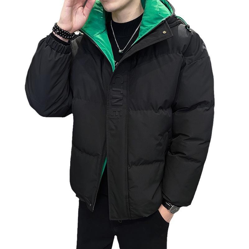 Velvet cotton clothes winter new loose cotton-padded clothes versatile men's cotton thickened men's jacket cotton-padded clothes