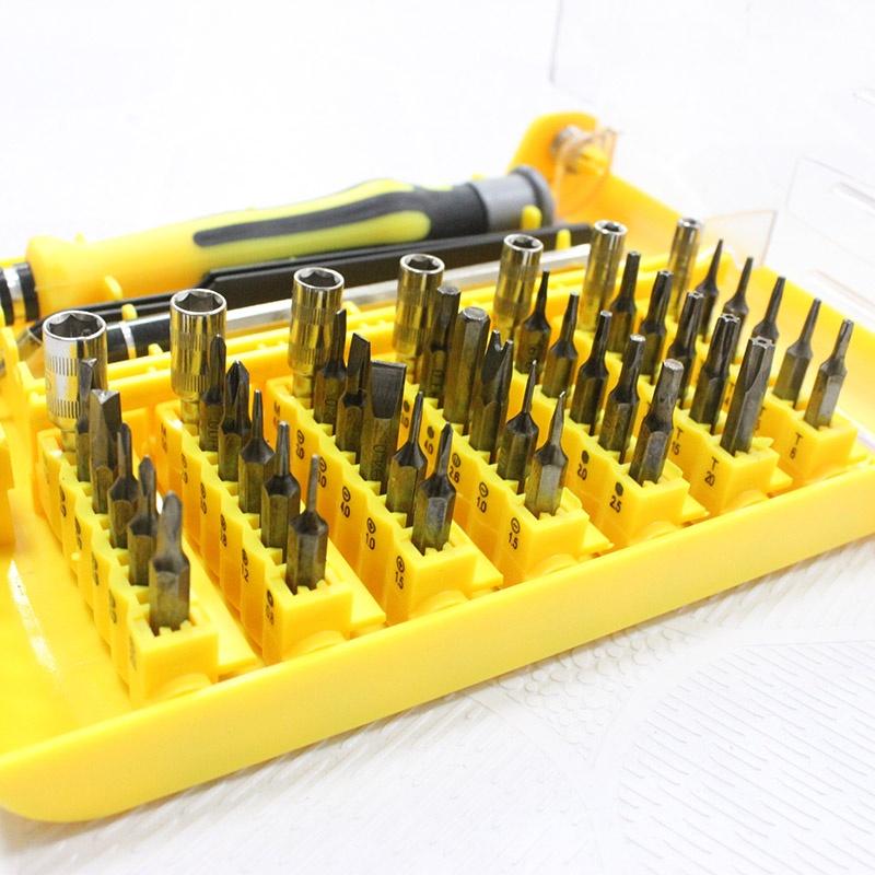 Versatile 45 In 1 Precision Torx Screw Driver Tweezers Set For Mobile Device Repairs