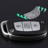 3 Knappar Ny TPU Läder Bilfjärrkontroll Nyckelfodral Skal För Hyundai Tucson Santa Fe Rena Sonata Elantra Creta Ix35 Ix25 i10 i30 i40