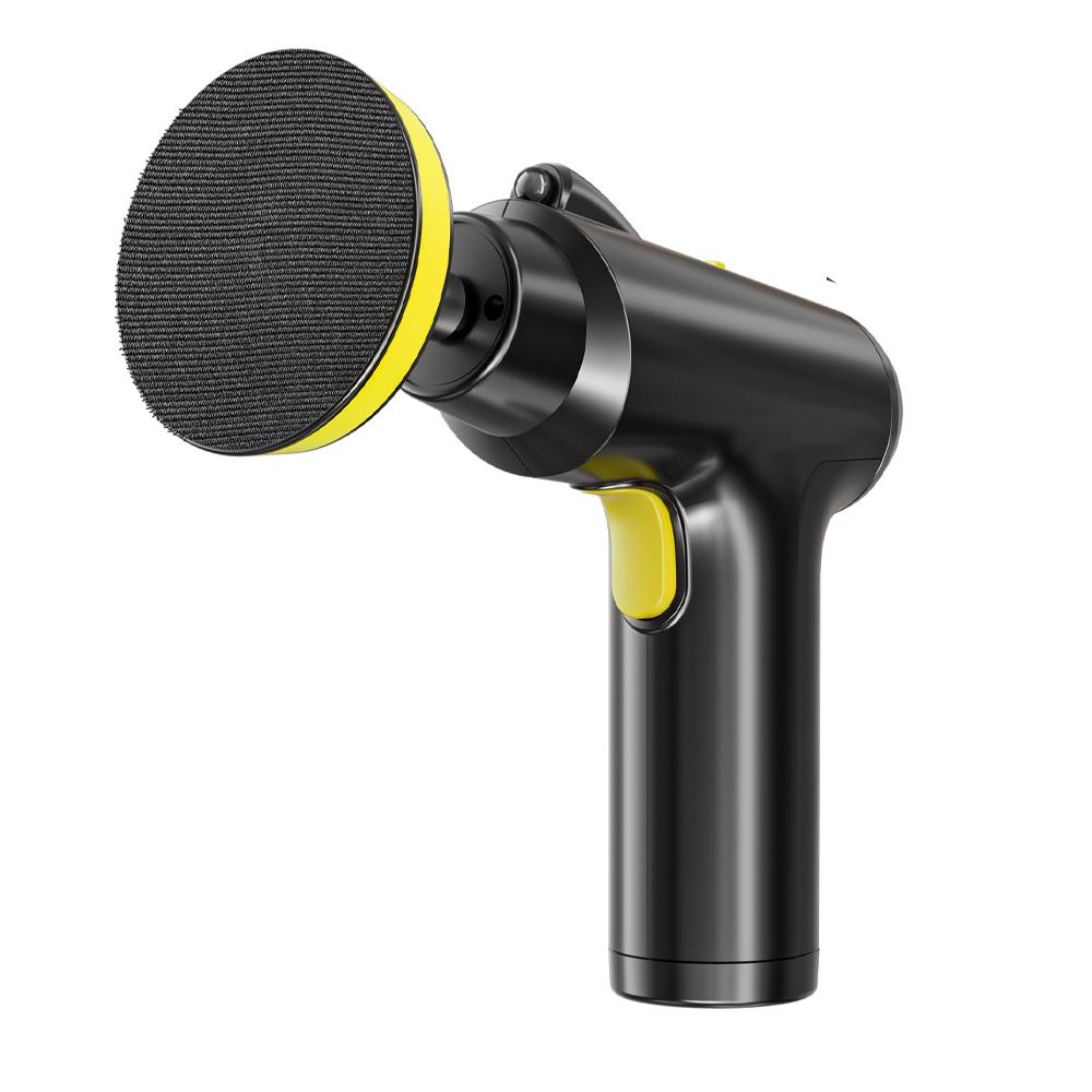 

Электрическая полировальная машина для автомобиля Компактная ручная полировальная машина Инструмент для ухода за автомобилем для домашнего использования Устройство для нанесения воскового покрытия чёрный