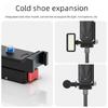 Rotatable Magnetic Camera Mount For Sports Recording Lightweight Aluminum Construction With Cold Shoe Slots
