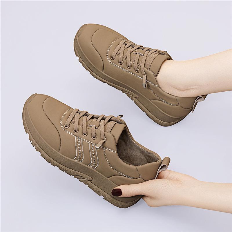 

Женские легкие нескользящие кроссовки Golden Rabbit - Мягкая подошва, удобные и идеально подходят для путешествий осенью/зимой 38 бежевый