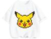 Breathable Summer Short Sleeve T Shirt Pikachu Casual Leisure Style Classic Cartoon Design For Children 3 To 14
