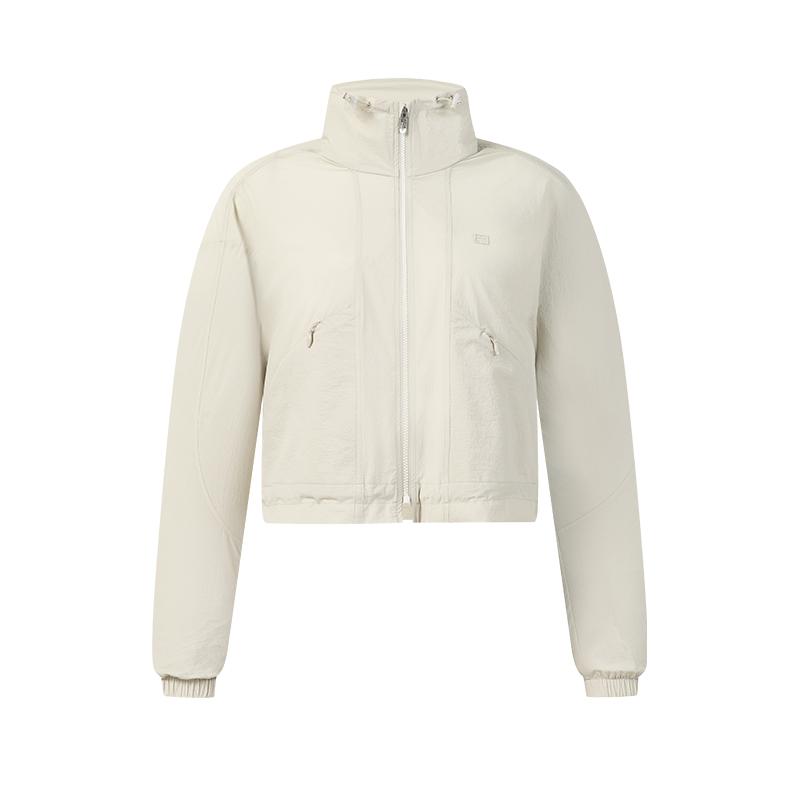 

FILA Classic Solid Color Comfortable Jacket Women jackets A11W621706F-GY M
