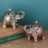 European Style High-Foot Elephant Incense Burner for Dining Room & Living Room