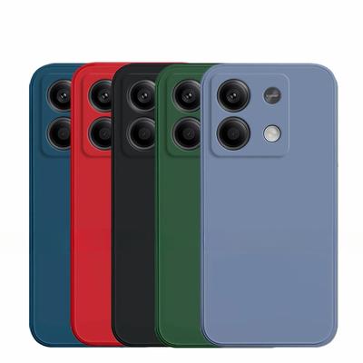Luxusní TPU nárazuvzdorný silikonový kryt pro Xiaomi Redmi Note 13 5G, odolný proti nárazům, zadní kryt z tekutého silikonu pro Xiaomi Redmi Note 13 Pro Plus