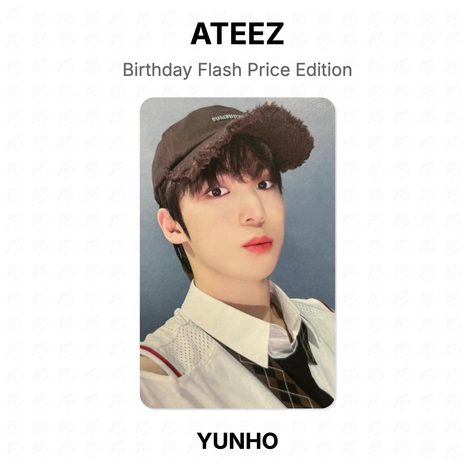 ATEEZ Birthday Flash Price Edition Official Photocard YUNHO