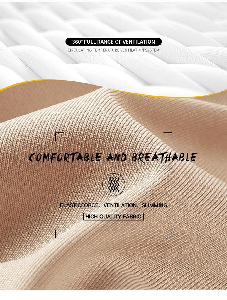 Women's Mid-Waist Tummy Control Shaping Thong with Hip Lift and Open Butt Cincher - Plus Size