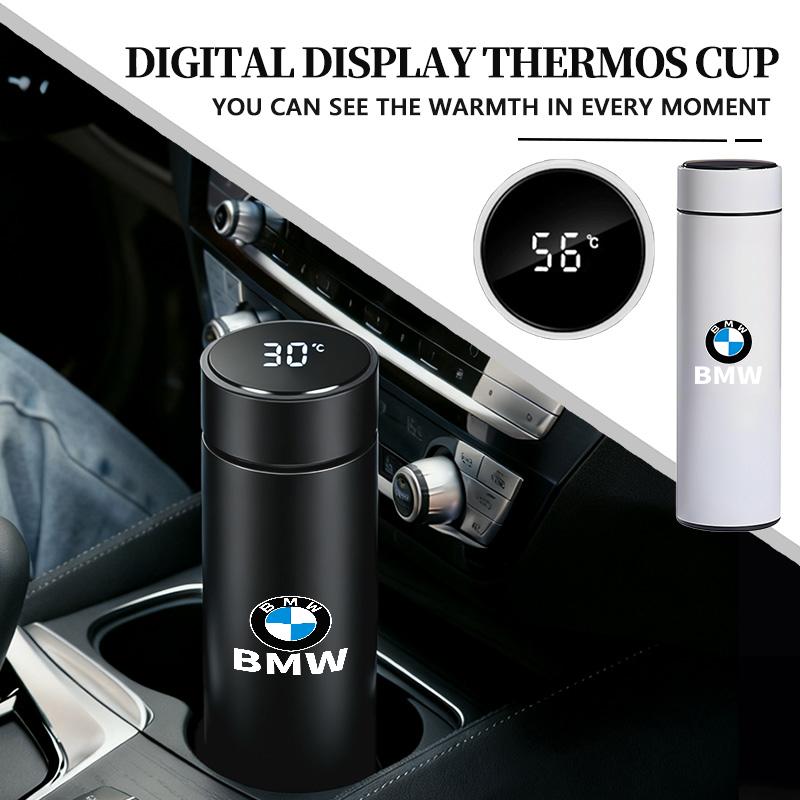 Car Stainless Thermos Bottle Temperature Display Thermos Cup For BMW M Sport M2 M3 M4 M5 M6 E46 E90 E60 F10 F20 E87 X3 X6 SW6