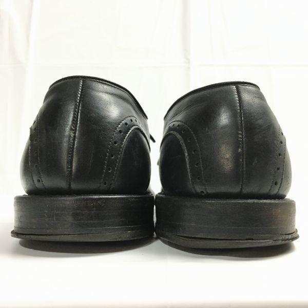 1980s-90s Vintage Allen Edmonds Kingsley U-Tip Business Shoes Black size 11D 28.5-29.5 Men's(USED)