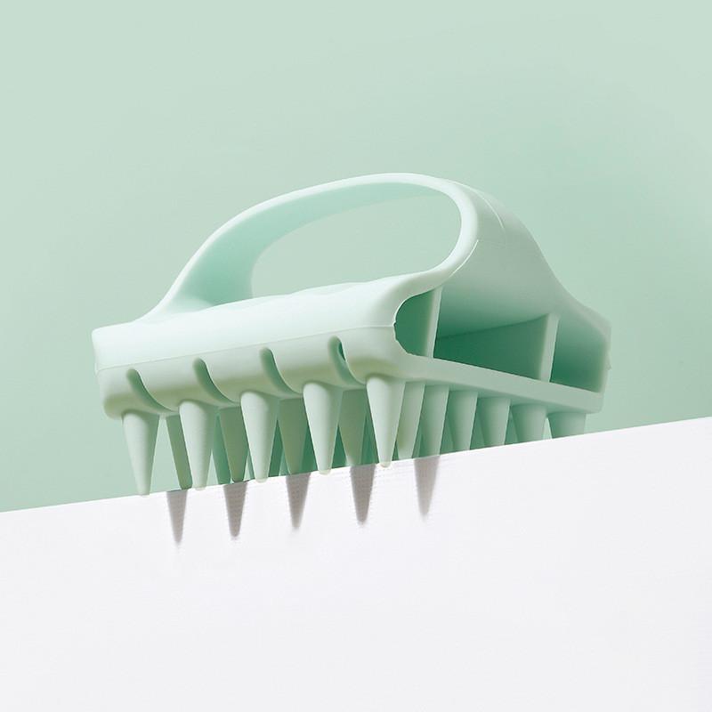 Silicone Shampoo Comb Skin Massage Shampoo Brush, Scalp Massage Comb, Bathroom Cleaning Shampoo Comb Beauty Tools