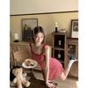 [Spot] Spice Girl plaid contrasting suspender dress women's clothing summer slim-fitting waist A-shaped skirt short skirt