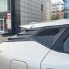 For Changan Oshan Z6 UNI-Z   Rear Triangle Window Louver Trim Carbon Fiber Black Warrior Styling Rear Side Spoiler Trim