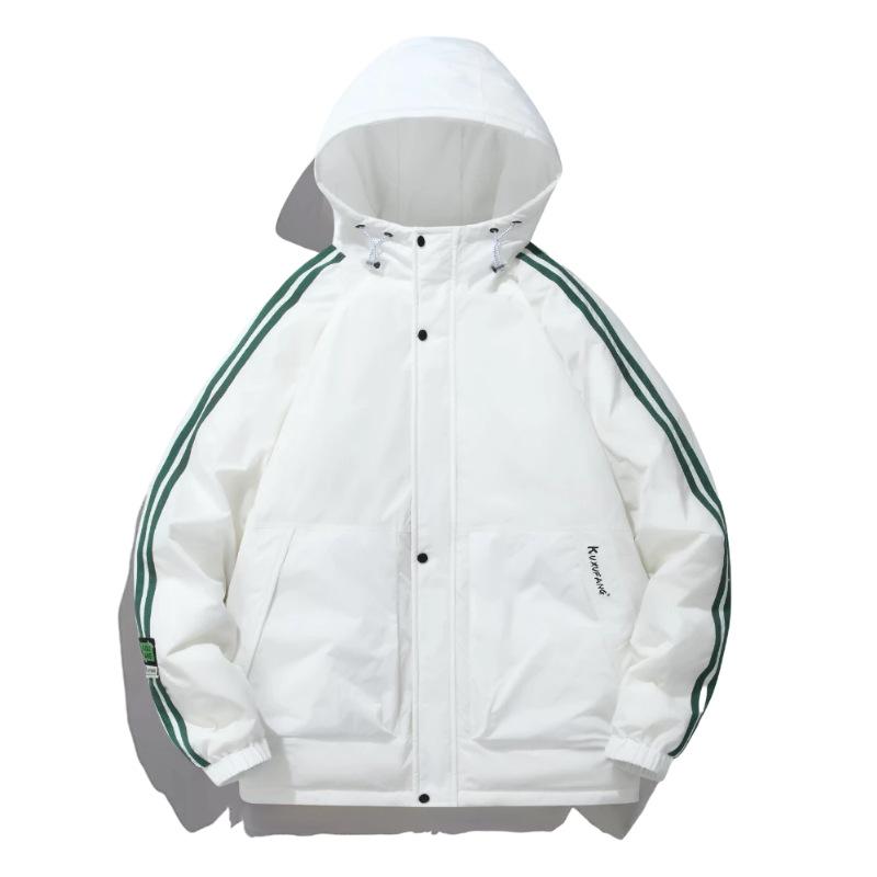 Winter Clothing Thickened Warm White Duck Down Casual Trend Youth Winter Coat