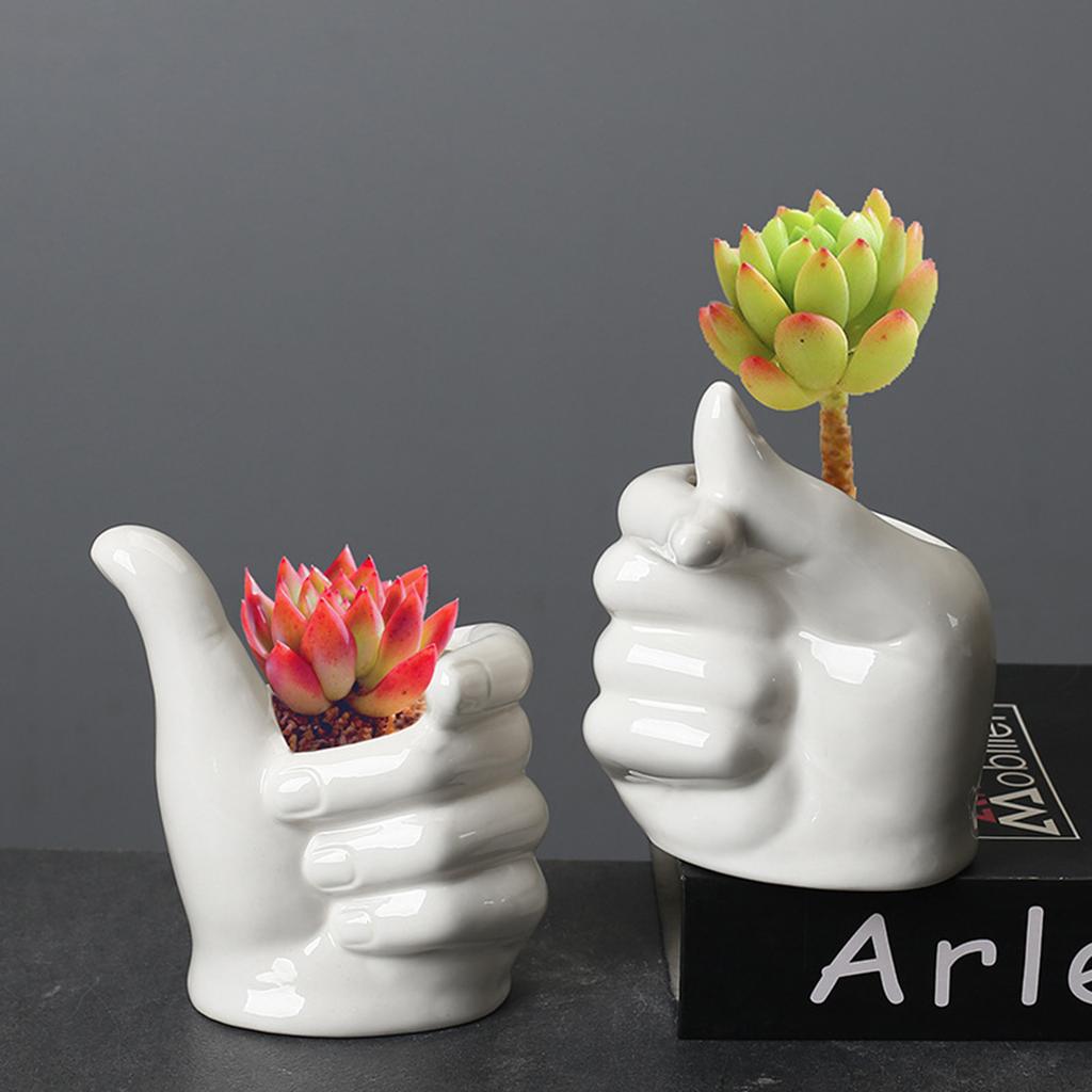 Garten Terrassen Pflanzen Topf für Sukkulente Aloe Vera Kaktus Langlebig Exquisit Keramik Blumentopf Wasserdicht Anti Verformbar