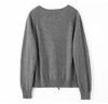 Autumn/Winter Women's Cashmere Cardigan: Chinese Style Frog Button, V-neck Knit, Loose Fit Sweater.