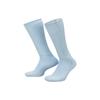 Air Jordan Solid Color Label Sports Running Socks Unisex One Pair Blue DA2568-438