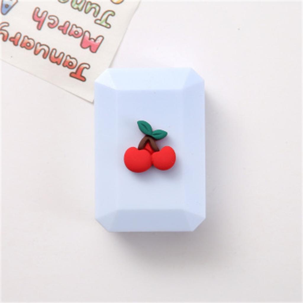 Travel Outdoor Cute Fruit Shape Storage C^ontact L^ens Holder Case Mirror Box Container