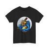Baseball Cat T-Shirt | Cartoon Batter Moon Illustration, Cool T-Shirt, Cotton