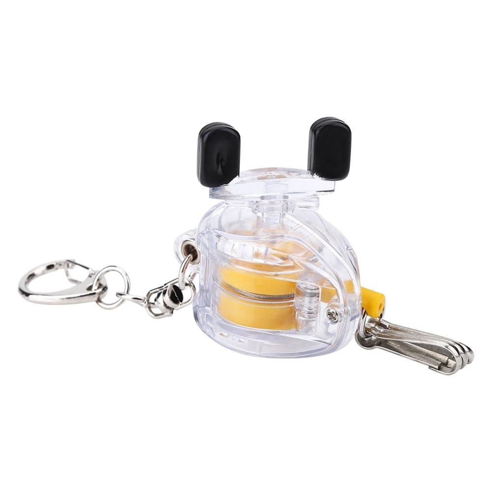 Telescopic Rope Fishing Key Chain With Steel Wire Fishing Key Ring Daily Carry