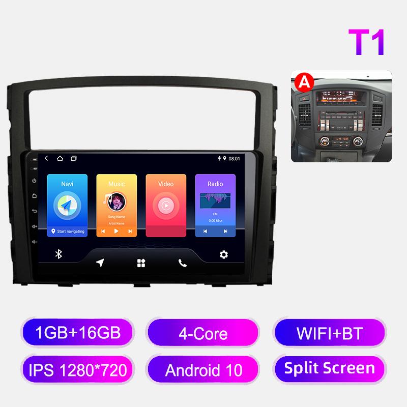 

Carplay автомобильное радио Android Auto для Mitsubishi Pajero 2006-2014 мультимедийный Pideo плеер 2din стерео IPS экран головное устройство 4G WIFI