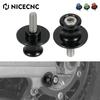 8mm Swingarm Spools Slider Stand For Suzuki GSXR600 GSXR750 GSXR1000 GSR750 GSX1300 SV1000 SV650 SFV650 TL1000R BMW S1000 R HP4