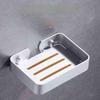 Sleek Aluminum Punch-Free Oval Soap Rack