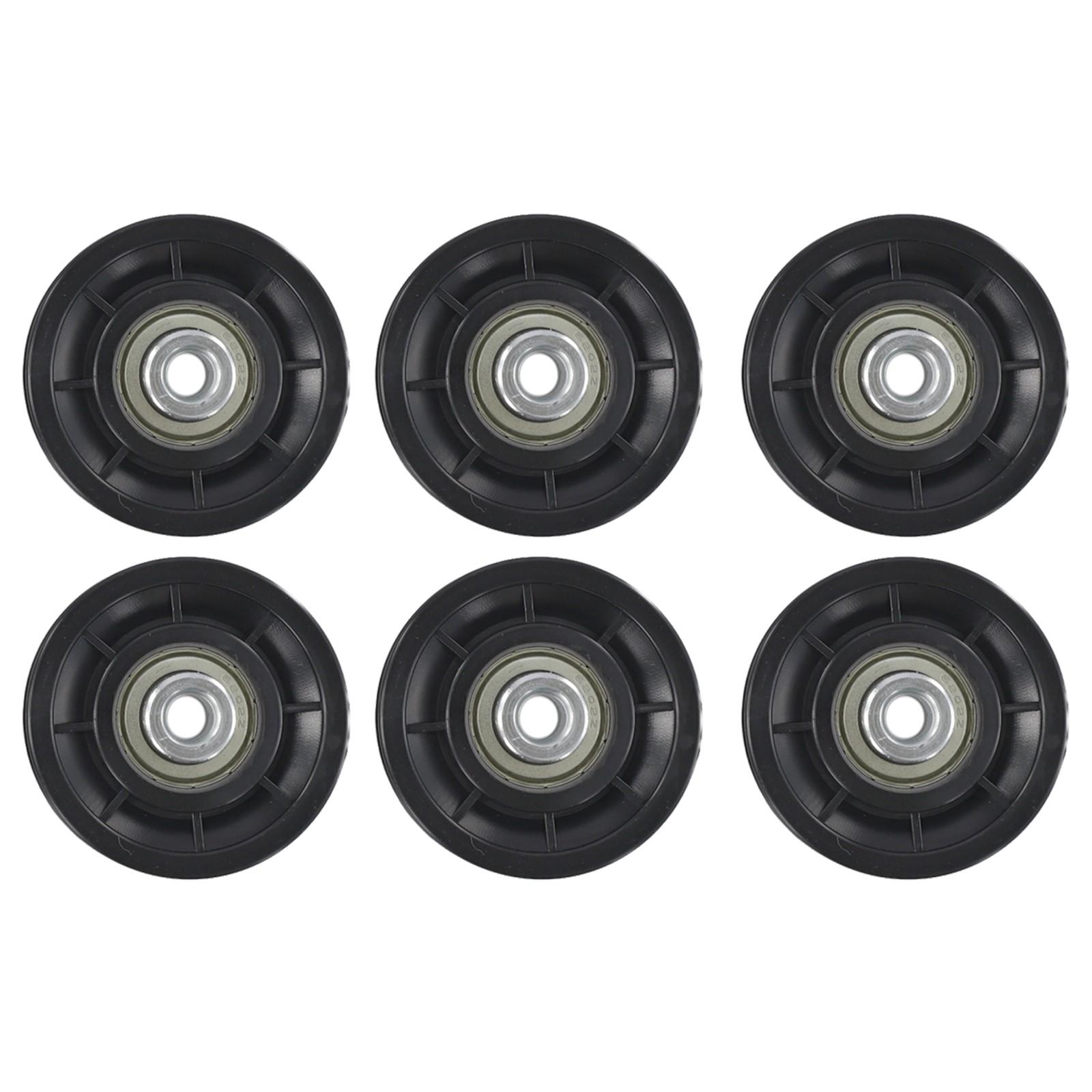 

6 Pack of For Gym Cable Machine Replacement Pulleys with Nylon Material 70mm