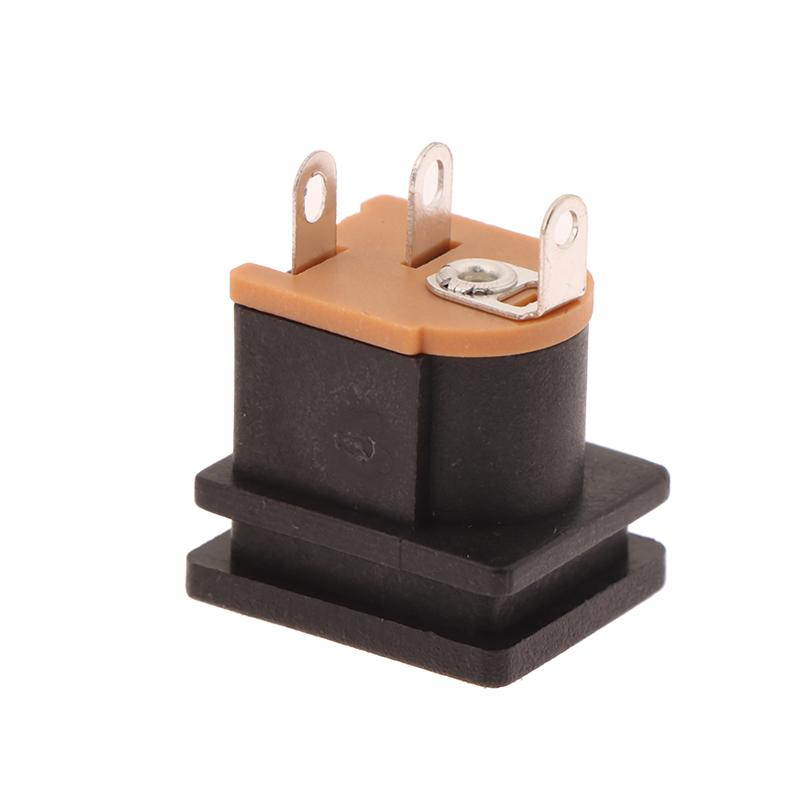 10Pcs 5.5X2.5Mm Dc Power Supply Socket Connector Dc-015 5.5*2.1Mm Dc Female Jack Square Panel Mounting Connectors