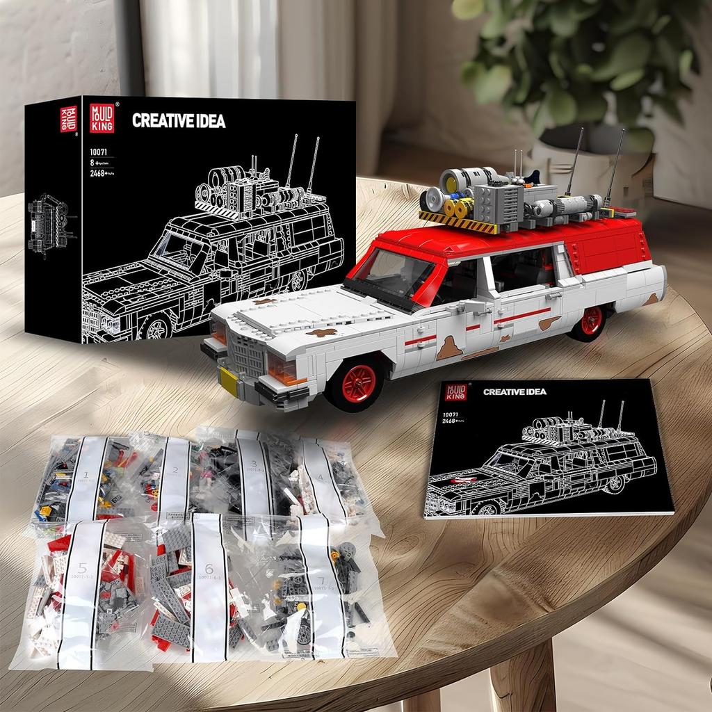 Mould King 10071 Technischer Autobaustein Der Ecto Ghost Bus Modellbau Automodell Ziegel Kinder Weihnachtsgeschenk