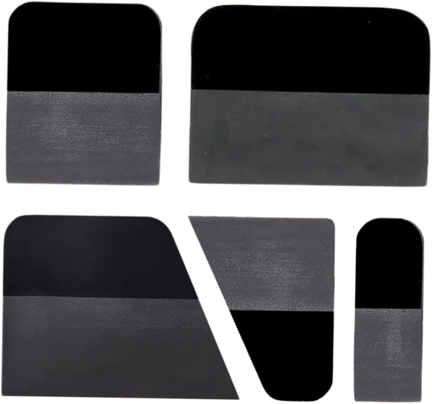 

ТПУ Ракель, Набор из 5 штук, Ракель, Резиновый ракель против царапин для оклейки автомобиля, PPF Ракель, чёрный