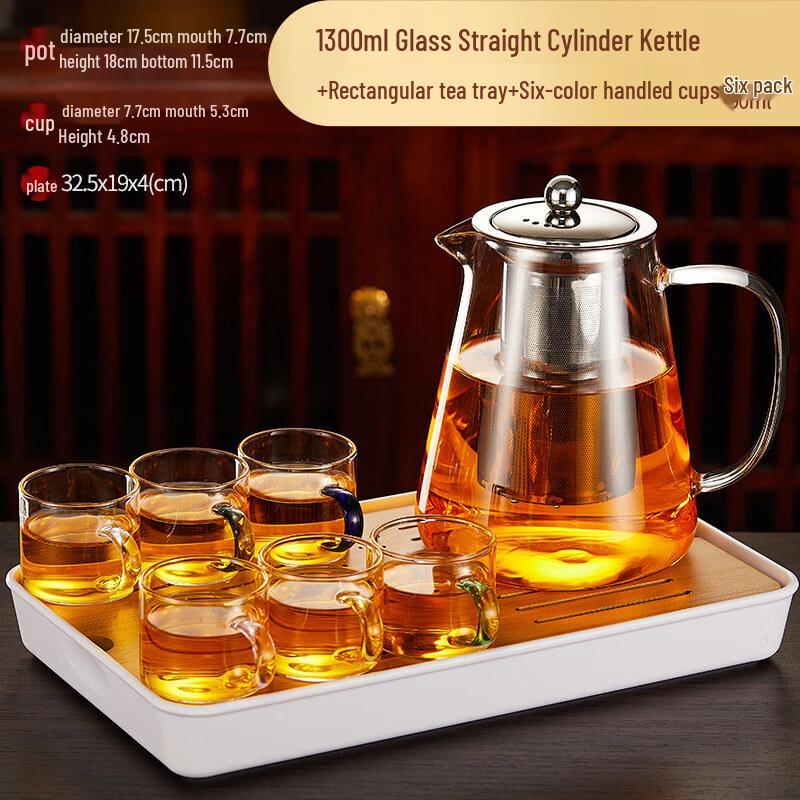 Thickened Glass Teapot with Tea Infuser