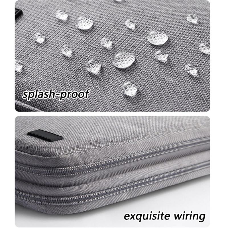 22 Capacity Multiple Pocket USB Storage Pouch Oxford Fabric Protector Flash Drive Cable Small Electronic Accessories