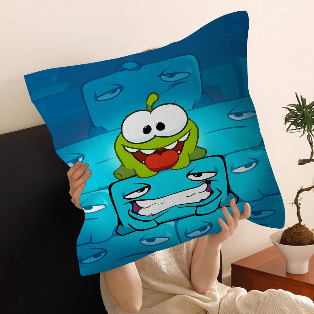 Cartoon oOm cute nNomm Pillow Gifts Home Office Furnishings Bedroom Sofa Car Cushion Cover case xcm