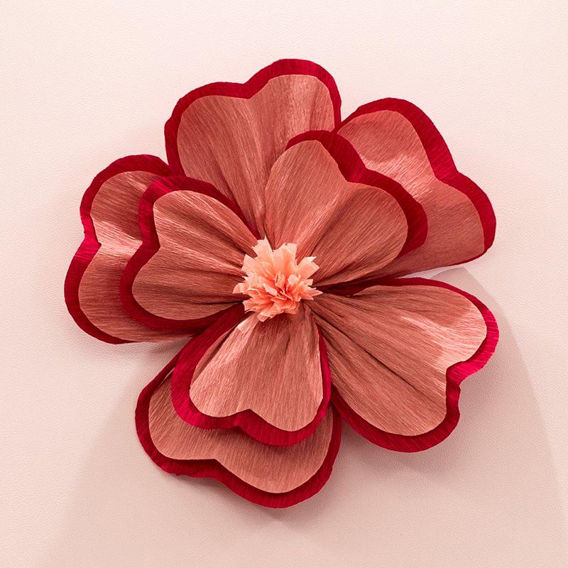 Wedding Crepe Paper Flower Decoration: Bedside, Bedroom, Wall Decor for Engagements & Weddings