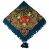 Russian Style Floral Print Tassel Shawl - Ethnic Retro Warm Scarf for Autumn/Winter