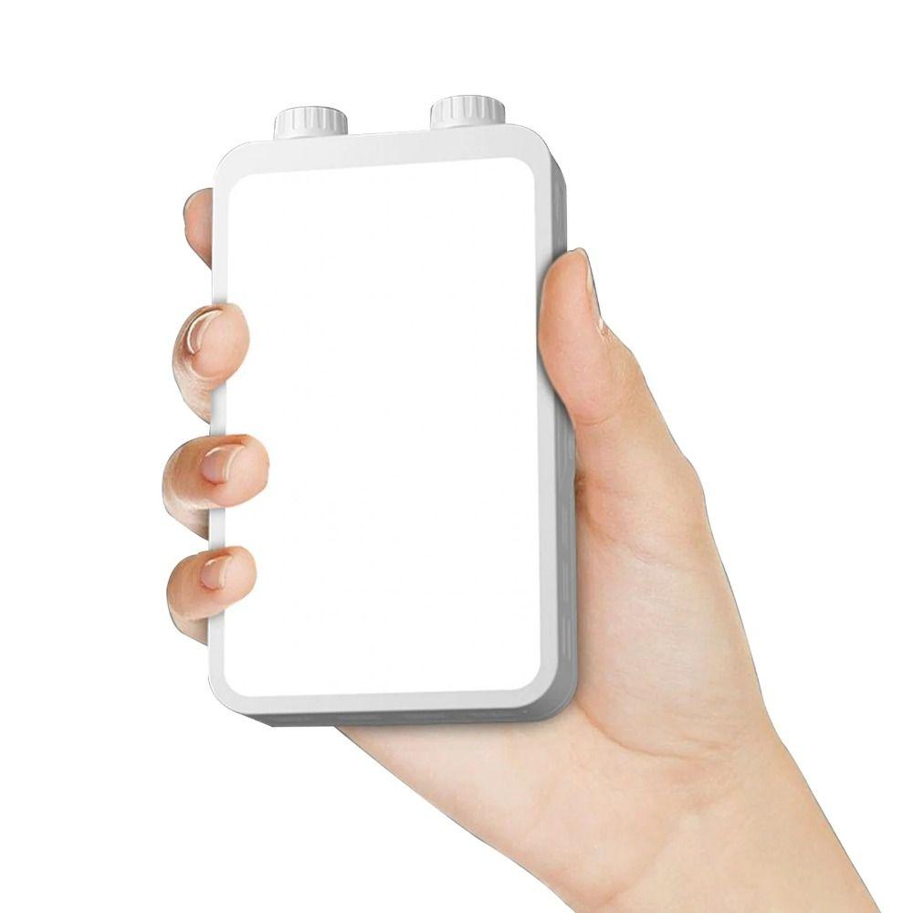 With Fan Handheld Fill Light 2800-9000K Camera Top Light Portable Selfie Lamp  Video Lighting