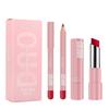Lipliner Pencil Lipstick Set Matte Nude Red Contour Tint Lipstick Long Lasting Non-stick Cup Lipliner Makeup Lip Stain