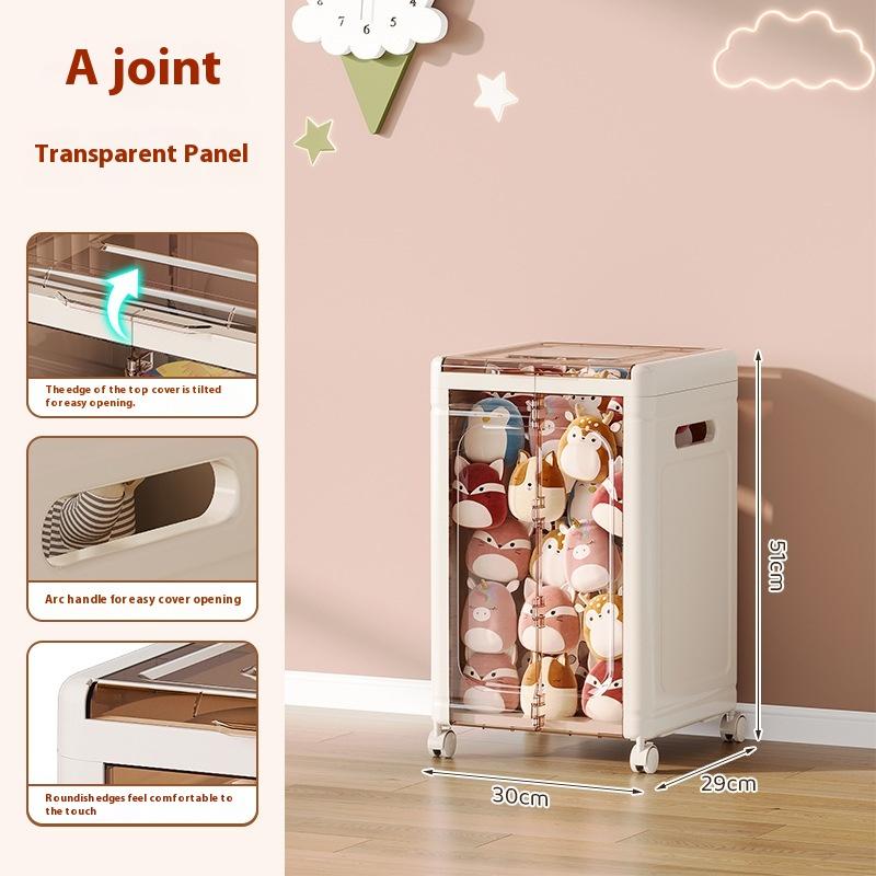 Ящик для хранения игрушек, вместительный детский шкаф для хранения игрушек, встроенный складной бытовой многофункциональный шкаф для хранения большой вместимости 1pcs