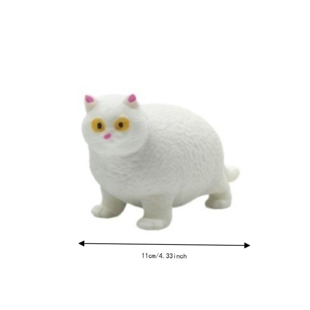 Soft Kitty Fidget Toy Slow Rising Cat Squeeze Toy Pinch Toy Cat Squishy Toy  Office Workers
