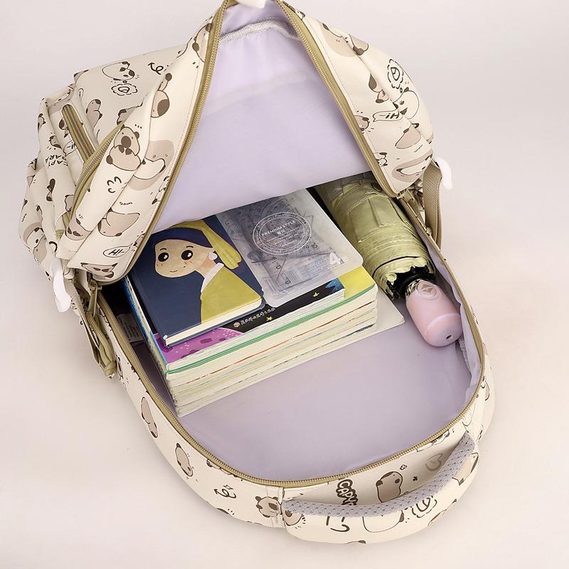 High value, fresh, sweet and cute cartoon backpack, large capacity backpack for primary and secondary school students