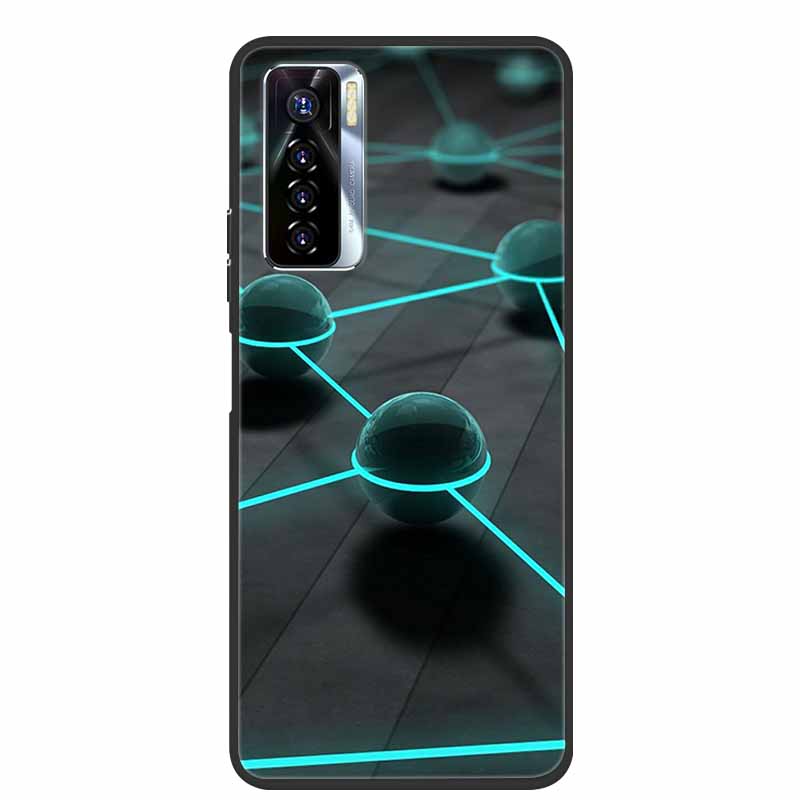 For Tecno Camon 17 Pro Cases 17P 17 Soft TPU Silicone Phone Cover for Tecno Camon 17P Back Cover Bumper Fundas Camon17 CG7n Capa