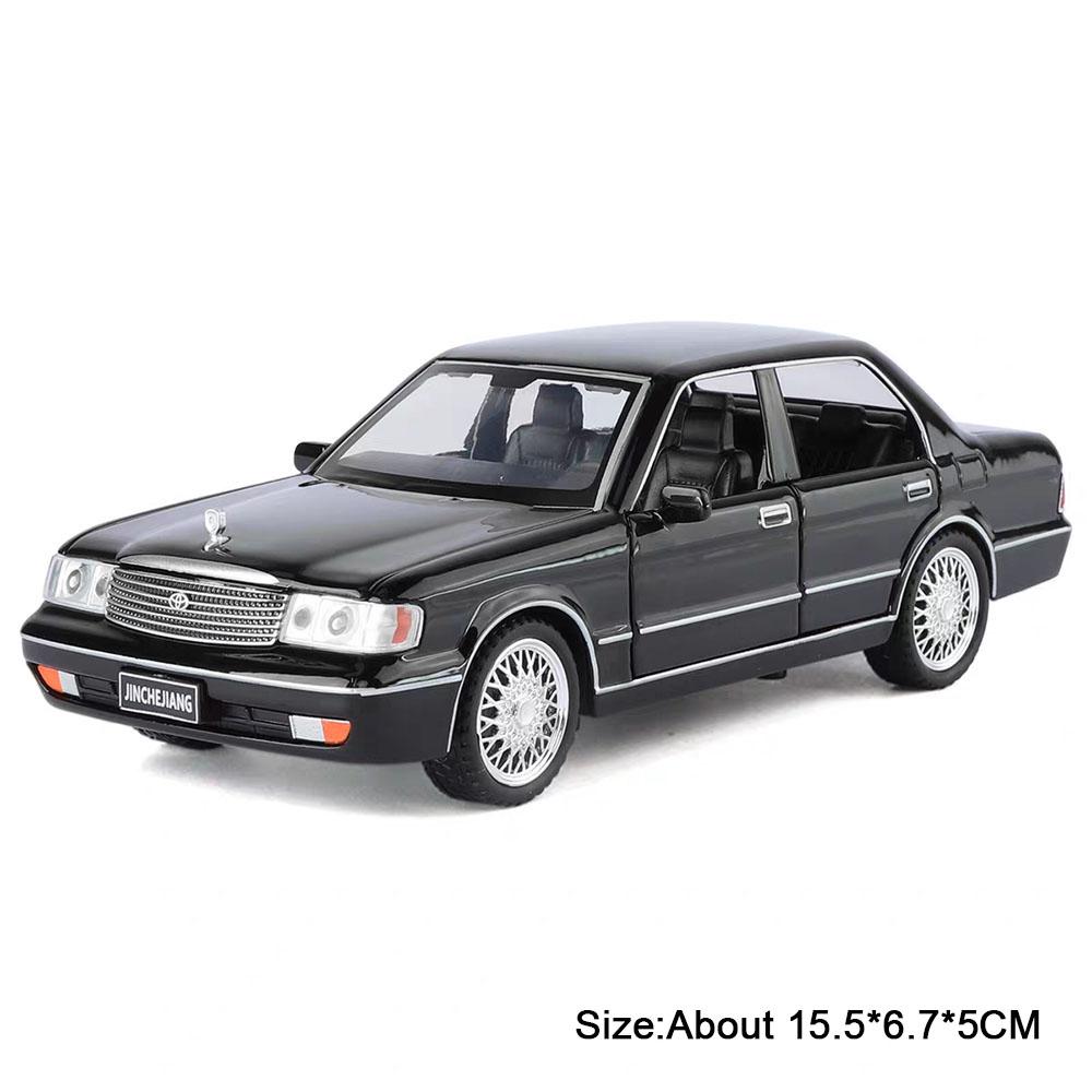 1:32 Scale Crown Corolla Car Model Toy Alloy Diecast Sound Light Pull Back Doors Opened Miniature Cars Models Kids Presents