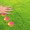 Wrist Return Hand Ball Rubber Rebounds Ball With Rope Stress Relief Toy for Enhancing Grip Strength and Reducing Anxiety