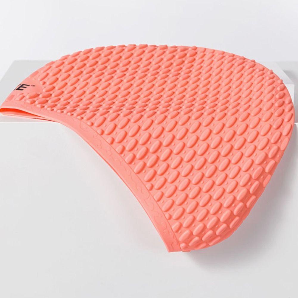 Quick-Drying Silicone Swimming Cap Solid Color Swimming Hat Children's Swim Cap  Pool