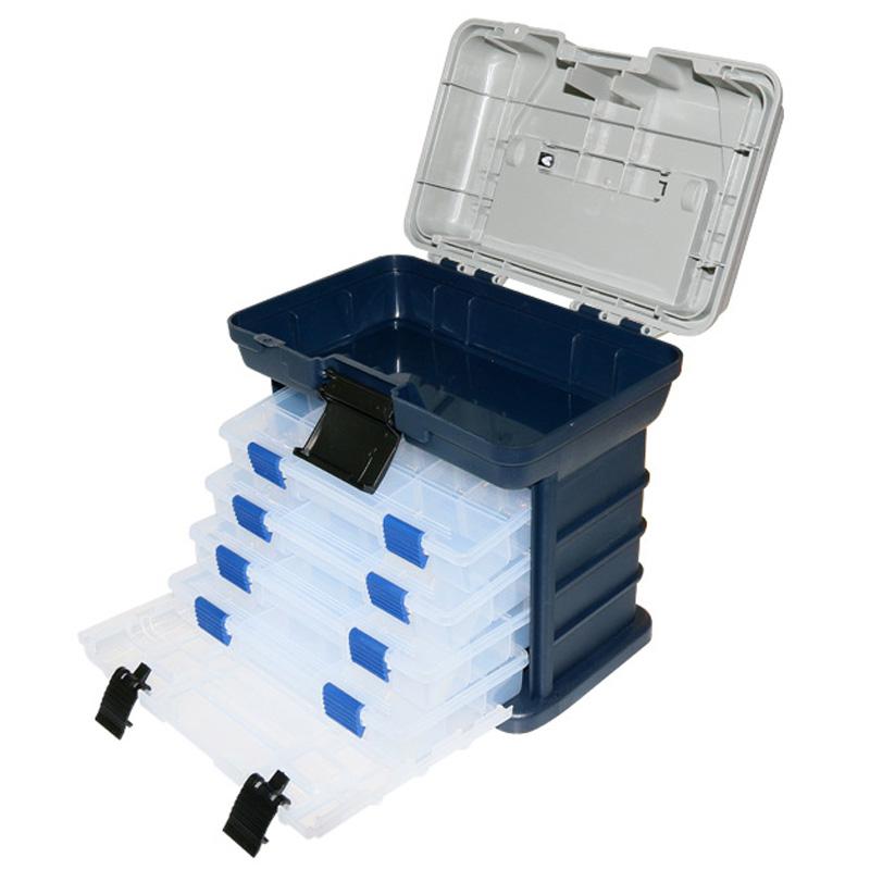 Tackle Protective Box Watertight Pressure-proof Carp Fishing Accessories Storage Container 4 Layer Fishing Storage Case