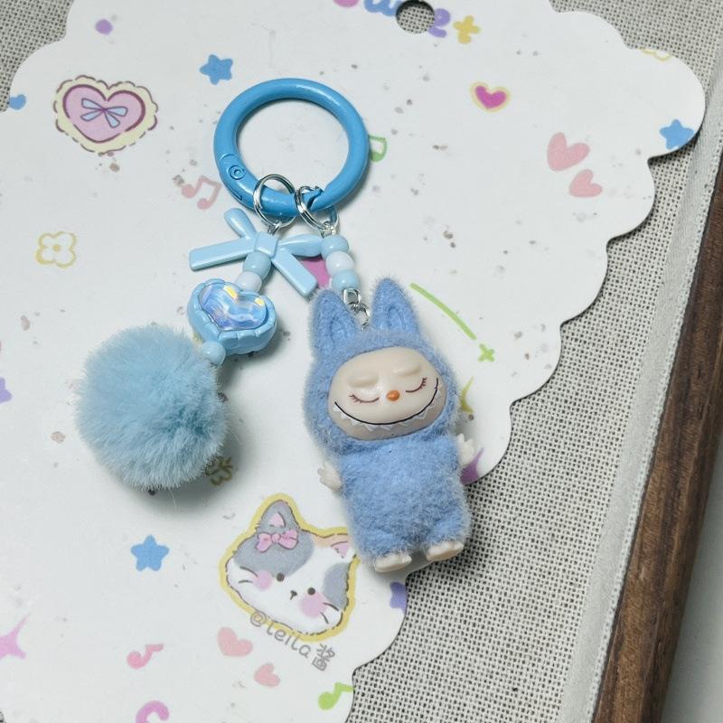 Keychain Vinyl Cute Grain Baby Walking Bag Mobile Phone Pendant Cute Keychain