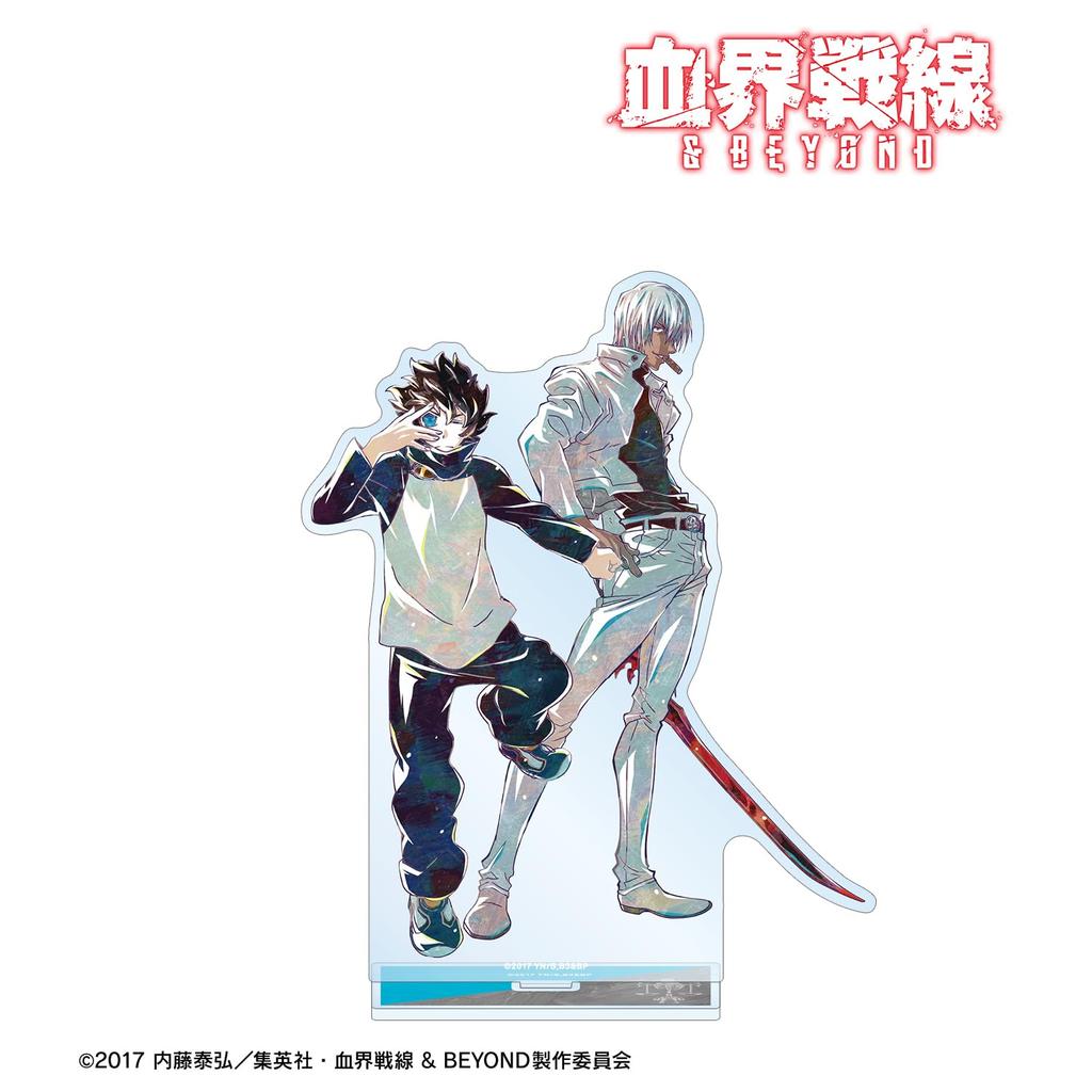 TV Anime Blockade Battlefront Ani Art 4th Edition Big Acrylic Stand "Blood & BEYOND" Leonardo/Zapp